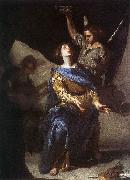 CAVALLINO, Bernardo The Ecstasy of St Cecilia df oil painting artist
